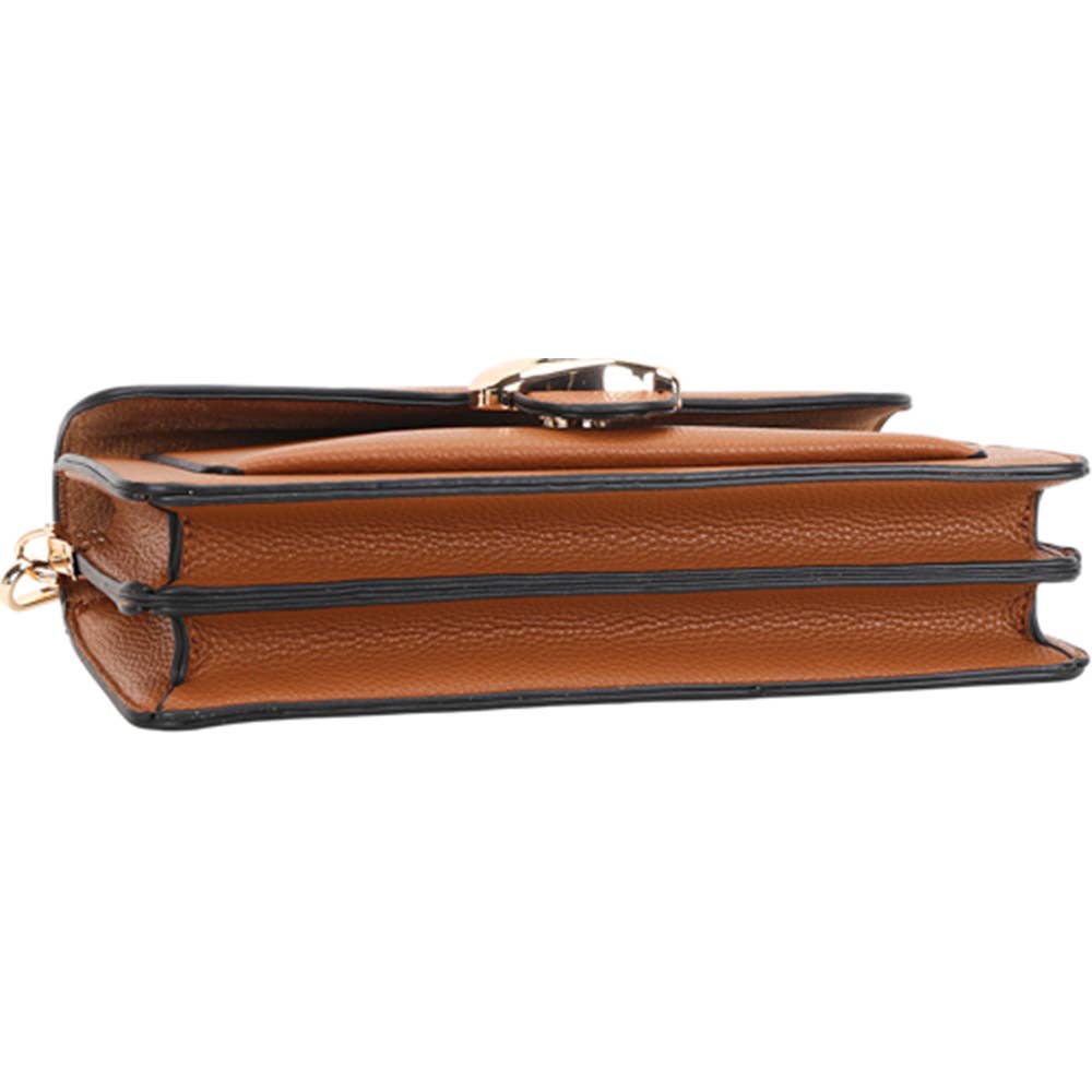 Set de bolso bandolera y cartera de piel sintética