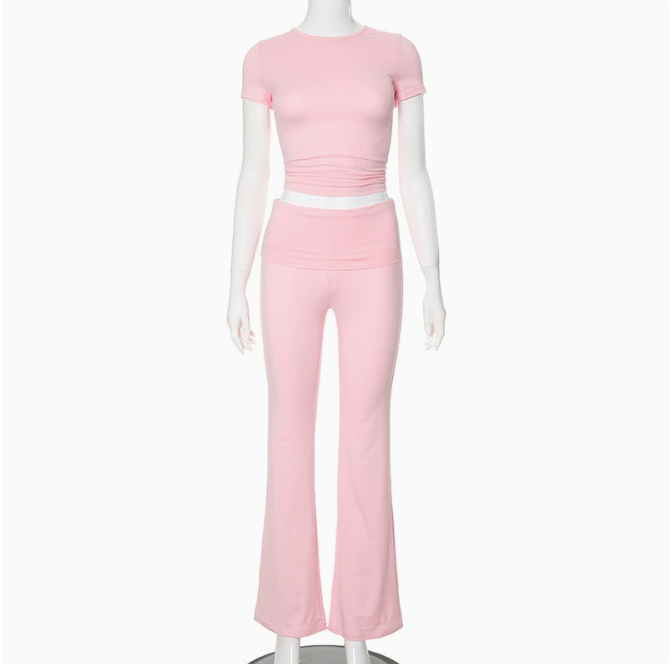 Y2K Summer Two-Piece Outfit Set