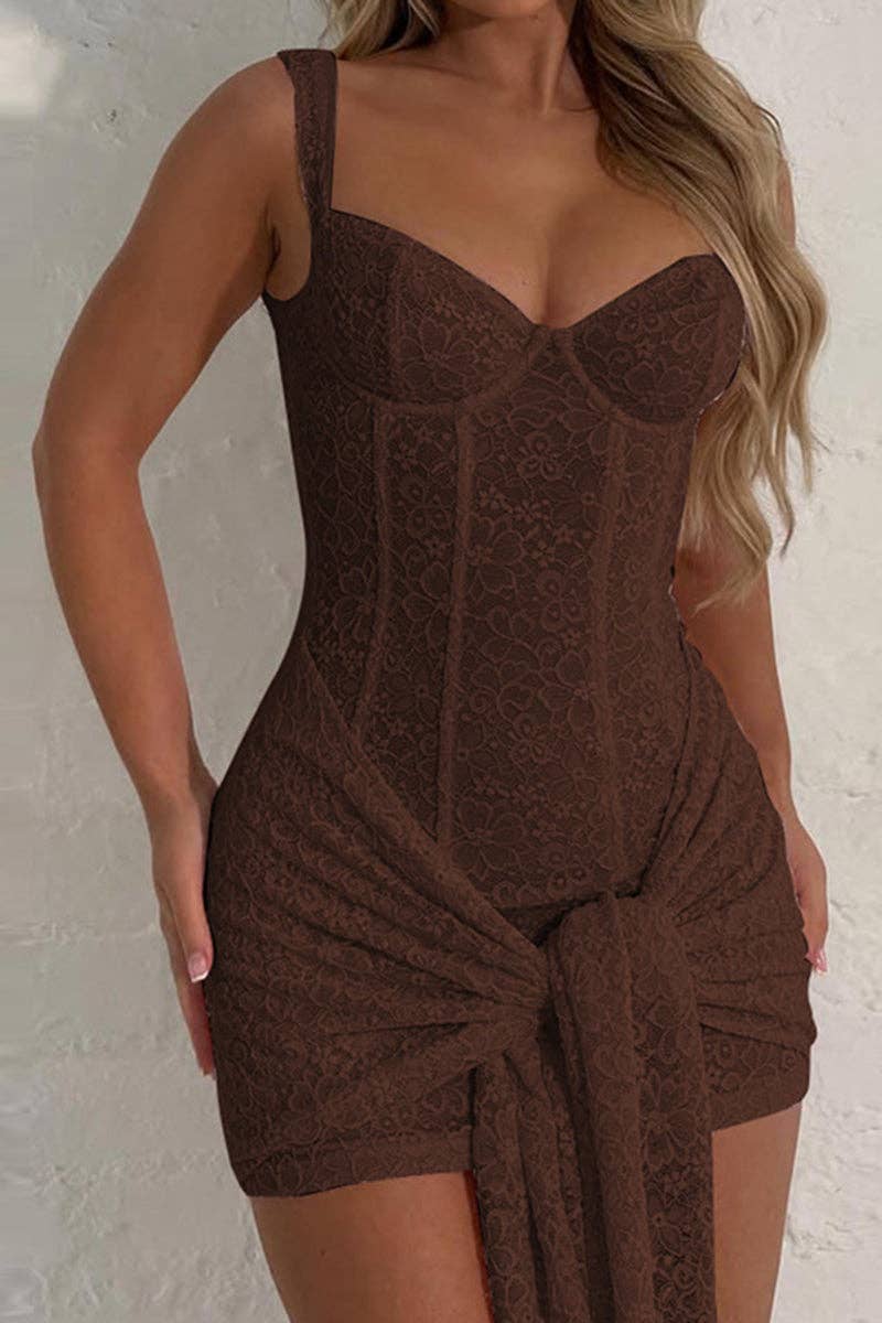 Vestido tubo con tirantes