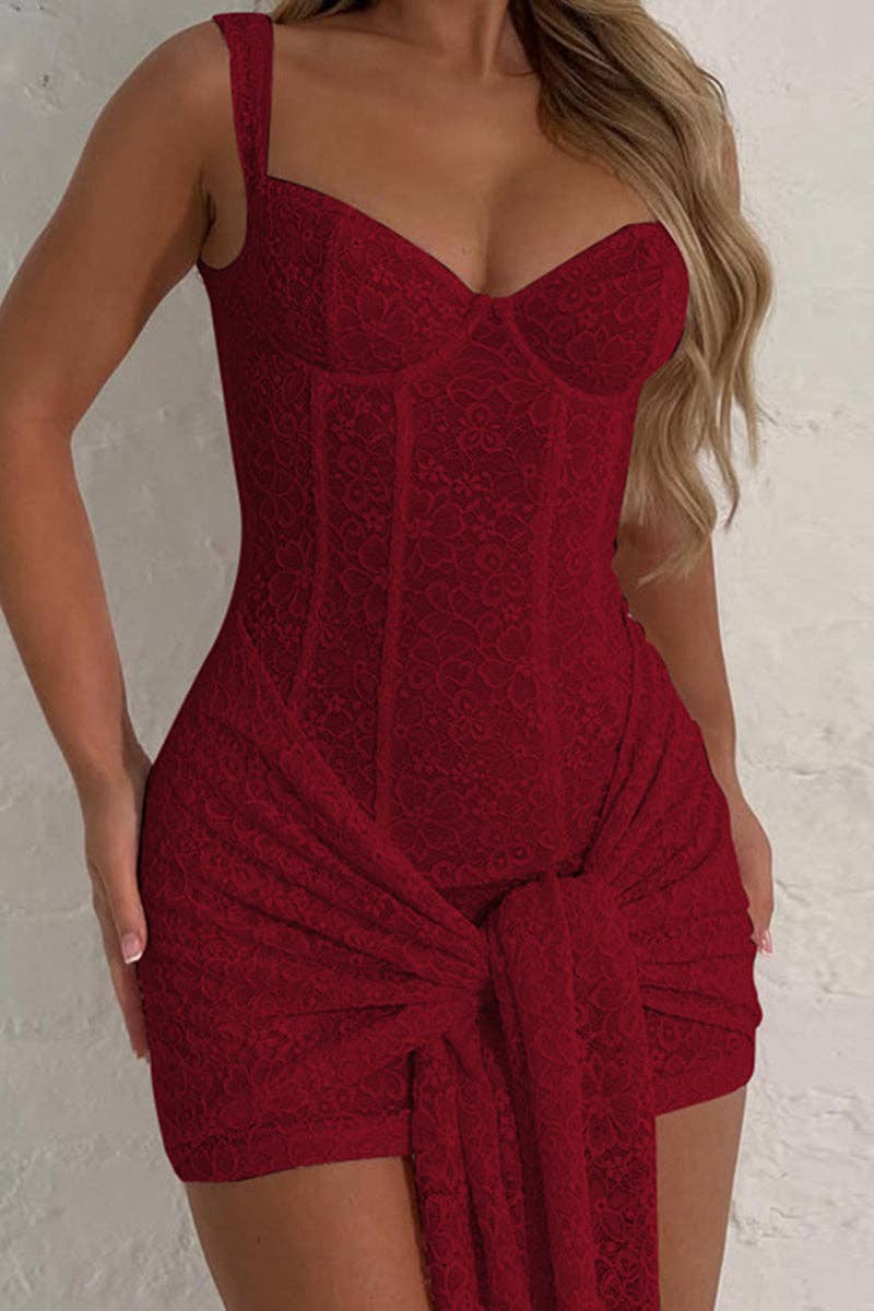 Vestido tubo con tirantes
