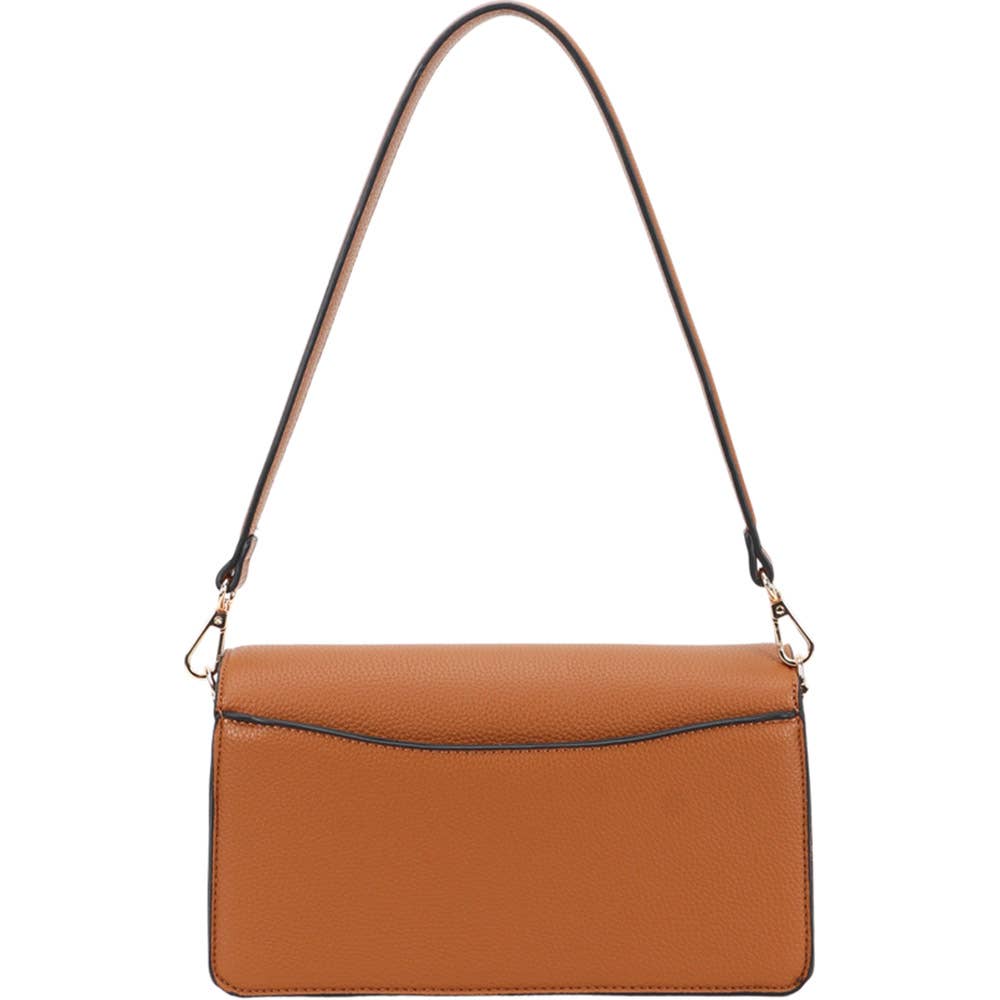 Set de bolso bandolera y cartera de piel sintética