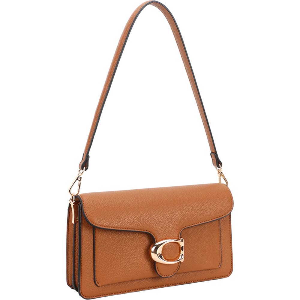 Set de bolso bandolera y cartera de piel sintética