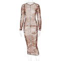Marble goddess two piece set top and skirt